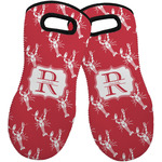 Crawfish Neoprene Oven Mitts - Set of 2 w/ Name and Initial