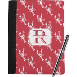 Crawfish Notebook Padfolio - Large w/ Name and Initial