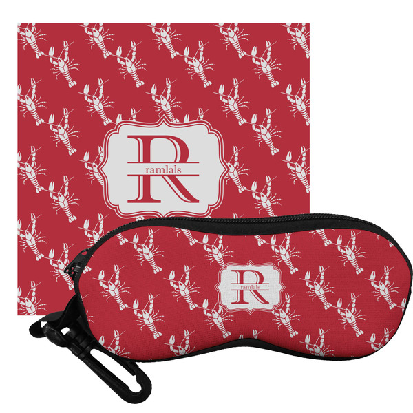 Custom Crawfish Eyeglass Case & Cloth (Personalized)