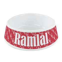 Crawfish Plastic Dog Bowl - Small (Personalized)