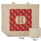 Crawfish Reusable Cotton Grocery Bag - Front & Back View