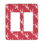 Crawfish Rocker Style Light Switch Cover - Two Switch