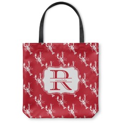 Crawfish Canvas Tote Bag - Large - 18"x18" (Personalized)