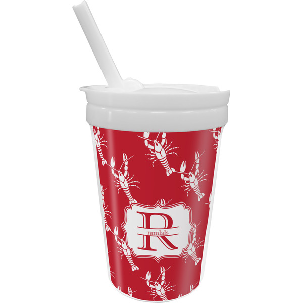 Custom Crawfish Sippy Cup with Straw (Personalized)