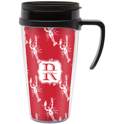 Crawfish Acrylic Travel Mug with Handle (Personalized)