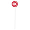 Crawfish White Plastic 4" Food Pick - Round - Single Pick