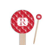 Crawfish Round Wooden Food Picks (Personalized)