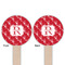 Crawfish Wooden 6" Food Pick - Round - Double Sided - Front & Back