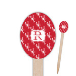 Crawfish Oval Wooden Food Picks - Double Sided (Personalized)