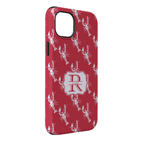 Custom Crawfish iPhone Case - Rubber Lined - iPhone 14 Plus (Personalized)