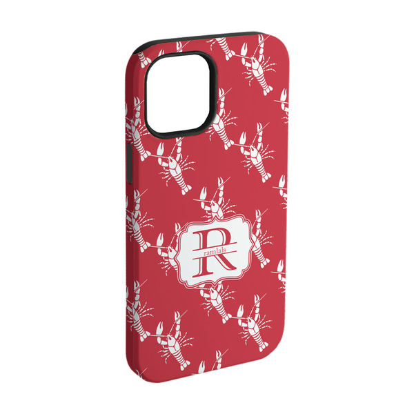 Custom Crawfish iPhone Case - Rubber Lined - iPhone 15 Pro (Personalized)