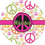 Peace Sign Multipurpose Round Labels - 1" (Personalized)