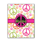 Peace Sign Wood Print - 11x14 (Personalized)