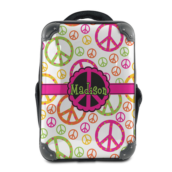 Custom Peace Sign 15" Hard Shell Backpack (Personalized)