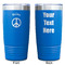 Peace Sign Blue Polar Camel Tumbler - 20oz - Double Sided - Approval