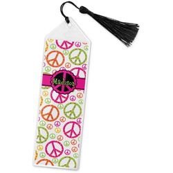 Peace Sign Book Mark w/Tassel (Personalized)