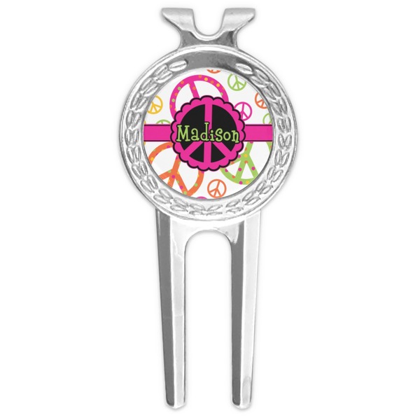 Custom Peace Sign Golf Divot Tool & Ball Marker (Personalized)