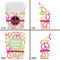 Peace Sign French Fry Favor Box - Front & Back View