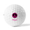 Peace Sign Golf Balls - Titleist - Set of 12 - FRONT