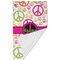 Peace Sign Golf Towel - Folded (Large)