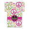 Peace Sign Jersey Bottle Cooler - BACK (flat)