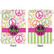 Peace Sign Large Laundry Bag - Front & Back View