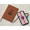 Peace Sign Leather Sketchbook - Large - Double Sided - In Context