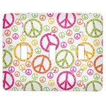 Peace Sign Light Switch Cover (3 Toggle Plate)