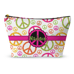 Peace Sign Makeup Bag - Small - 8.5"x4.5" (Personalized)