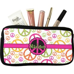 Peace Sign Makeup / Cosmetic Bag (Personalized)