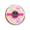 Peace Sign Printed Icing Circle - XSmall - On Cookie