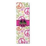 Peace Sign Runner Rug - 2.5'x8' w/ Name or Text