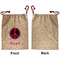 Peace Sign Santa Bag - Approval - Front