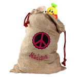 Peace Sign Santa Sack