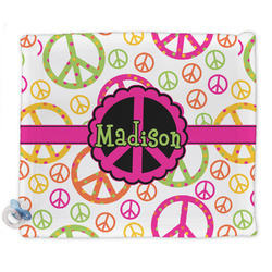 Peace Sign Security Blankets - Double Sided (Personalized)