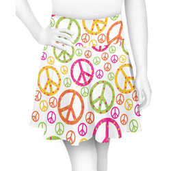 Peace Sign Skater Skirt - X Large