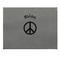 Peace Sign Small Engraved Gift Box with Leather Lid - Approval