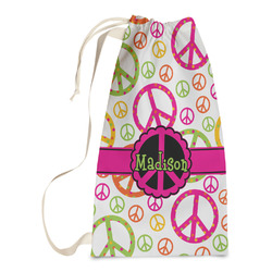 Peace Sign Laundry Bags - Small (Personalized)