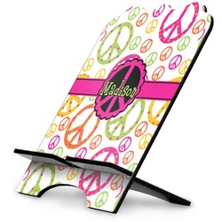 Peace Sign Stylized Tablet Stand (Personalized)