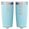 Peace Sign Teal Polar Camel Tumbler - 20oz -Double Sided - Approval