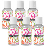 Peace Sign Travel Bottles (Personalized)