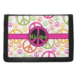 Peace Sign Trifold Wallet (Personalized)