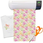 Peace Sign Heat Transfer Vinyl Sheet (12"x18")