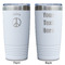 Peace Sign White Polar Camel Tumbler - 20oz - Double Sided - Approval