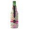 Peace Sign Zipper Bottle Cooler - BACK (bottle)