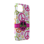 Peace Sign iPhone Case - Plastic - iPhone 14 (Personalized)