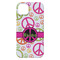 Peace Sign iPhone 14 Plus Case - Back