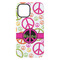 Peace Sign iPhone 15 Plus Tough Case - Back