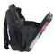 Harlequin & Peace Signs 15" Backpack - SIDE OPEN