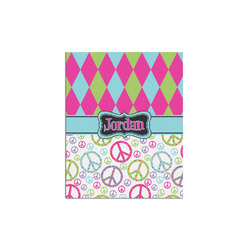 Harlequin & Peace Signs Poster - Multiple Sizes (Personalized)